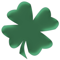 Ein Bild von einem Kleeblatt